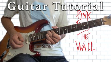 Comfortably Numb Pink Floyd Guitar Lesson Tutorial Logan S