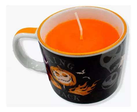 Caneca Vela Decorativa Jack Skellington O Estranho Mundo Parcelamento