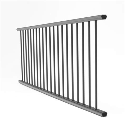 Deckorators 6 Ft X 225 In X 35 Ft Matte Black Aluminum Deck Rail Kit At