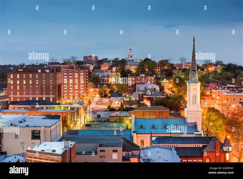 Macon, Georgia, USA downtown skyline Stock Photo - Alamy