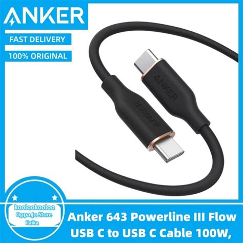 Anker Powerline Iii Flow W Usb C To Usb C Cable W Type C