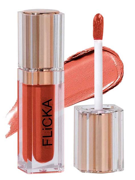 Buy Flicka R U Ready Matte Finish Liquid Lipstick With Vitamin E Ml Buff Nude Lipstick For
