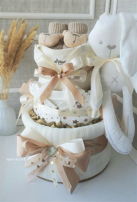 Торт из памперсов и подгузников в Санкт-Петербурге, Москве и РФ