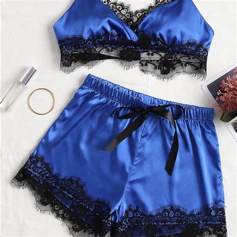 Intimates Sleepwear Blue Lingerie Set Poshmark