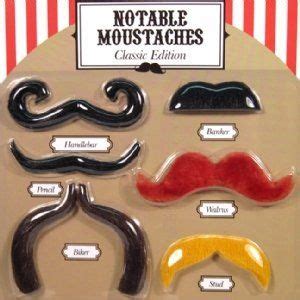 Notable Moustaches Classic Edition Moustache Fake Mustaches Silly