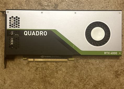 Used NVIDIA QUADRO RTX 4000 8GB GDDR6 Turing Workstation Graphics Card ...