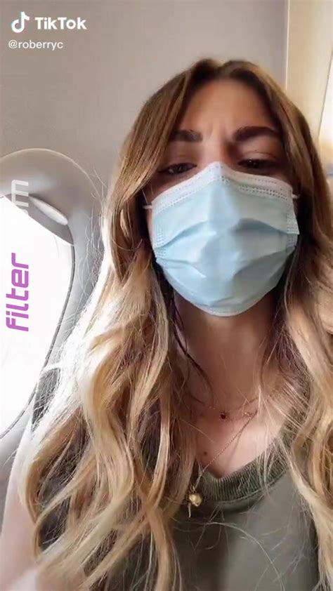 Hot Roberta Carluccio Shows Cleavage In Blue Bikini Top Sexyfilter