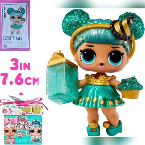 Lol Surprise Confetti Pop Birthday Emerald babe with Collectible Doll День рождение май 589969