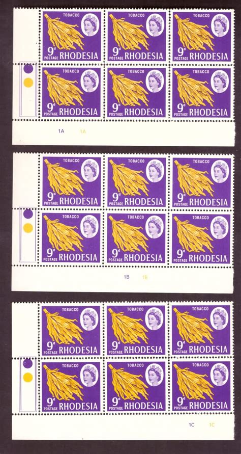 Zimbabwe Rhodesia Nyasaland Rhodesia 1967 Issue SACC 150 PL 1A