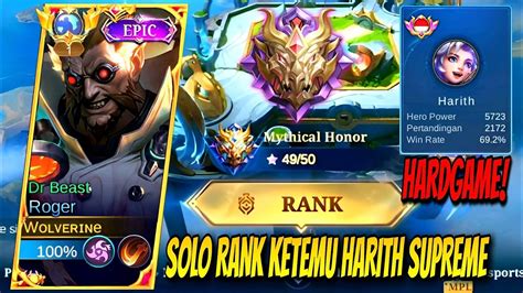 SOLO RANK PAKAI ROGER KETEMU HARITH SUPREMEROGER EXPLANE 2023 BUILD