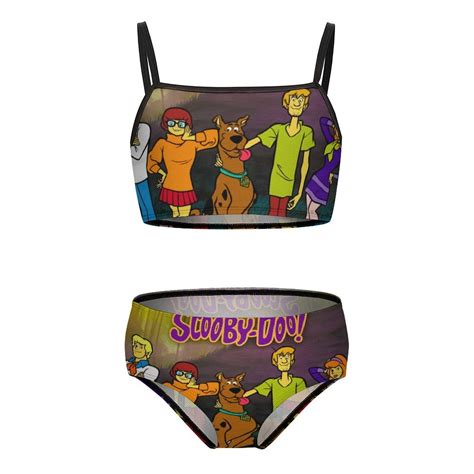 Scooby Doo Girls Bikini Swimsuits Two Piece Beach Bathing Suit Swimwear Y Cm Walmart