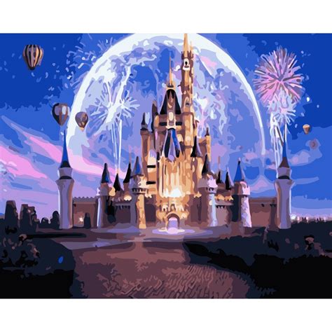 Set Pictura Pe Numere De Poveste 50x40 Cm Blue Art Deco Picturi