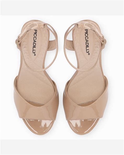 Riachuelo Sandália Cristine Salto Alto Nude Claro