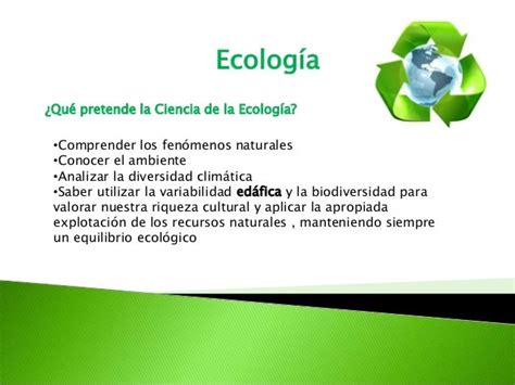 Definición De Ecología