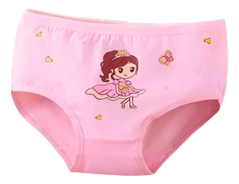 Calzones Bikini Niña Algodón Comodos Estampada Calzones pz Meses sin interés