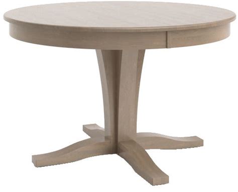 Canadel Customizable Gourmet Weathered Gray Washed Vr Base Dining Table