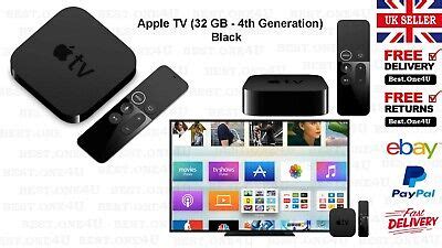 Apple Tv Gb Th Generation With Siri P Hd Black Brand New