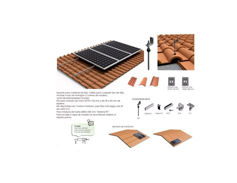 Estructura Para Paneles Solares Aluminio