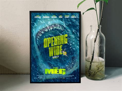 The Meg Movie Poster Filmroom Decor Wall Artposter Tcanvas Prints