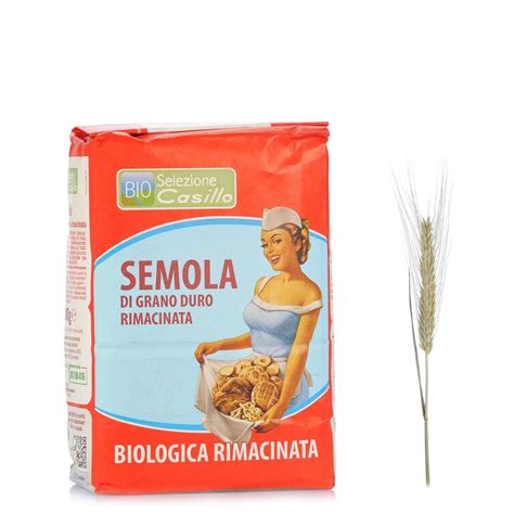 Remilled Organic Durum Wheat Semolina 1kg Selezione Casillo Eataly