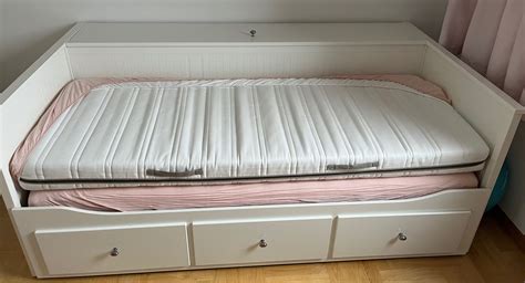 Łóżko leżanka hemnes ikea matera pojemnik Warszawa Ursynów OLX pl