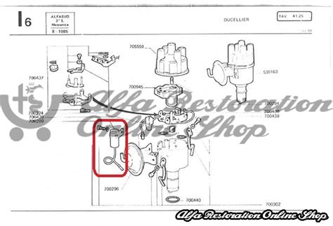 Alfasud Sprint Ducellier Ignition Distributor Condenser Alfa