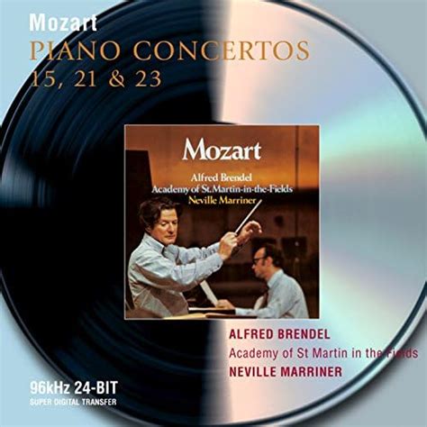 Play Mozart Piano Concertos Nos 15 21 23 By Alfred Brendel Academy