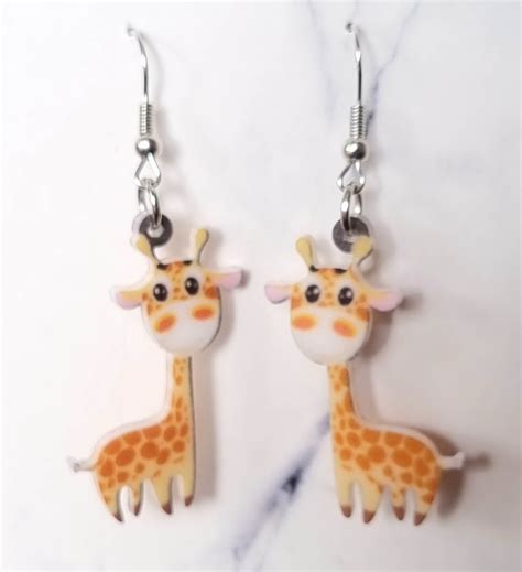 LJCE66 Giraffe Earrings ~ Lisè Jewellery