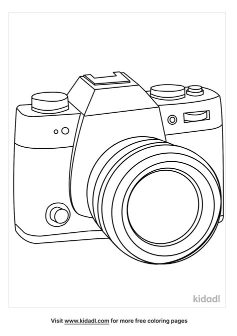 Coloring Page Camera