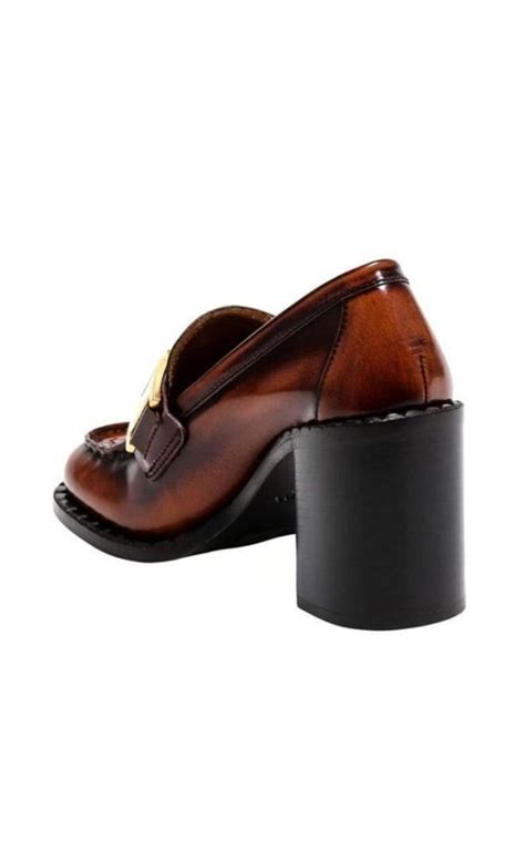 Prada Leather Loafer Pumps Runway Catalog