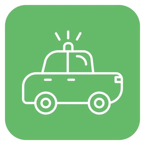 Premium Vector Police Car Vector Illustration