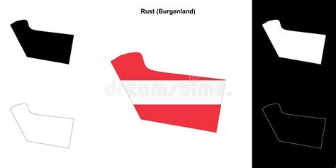 Rust Outline Map Stock Illustration Illustration Of Blank 335090178