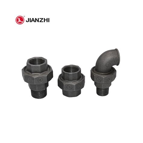 Jianzhi Pipe Fittings 2 5 Bar 363 Spi Black Malleable Iron Pipe