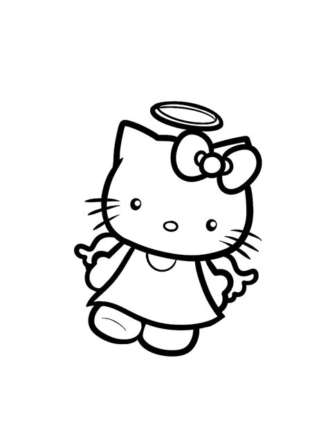 Китти рисунки раскраски (ФОТО) - разноцветные картинки с Китти ...