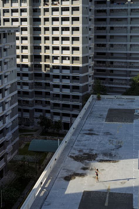 "Dancer Almost Disappearing In Teh Concrete Environment Around Her" by ...