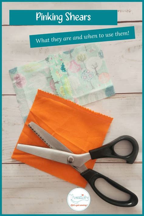 Sewing Tools How To Use Pinking Shears