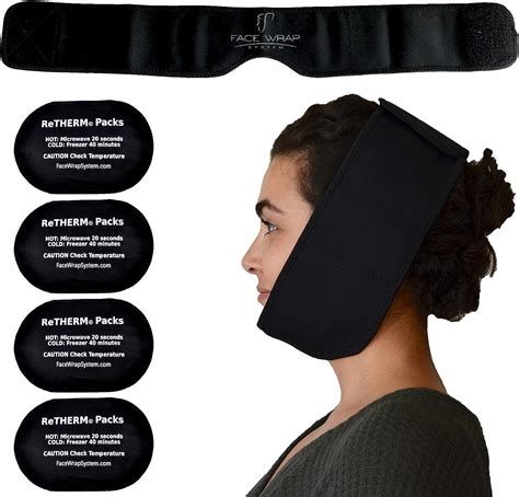 Neoprene Face Ice Pack Wrap For Wisdom Teeth Migraine Tmj Relief Hot Cold Therapy For Oral
