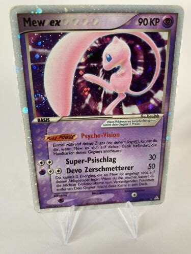 Mew Ex Holo Ex Holon Phantoms Deutsch Ex Linie Pokemon