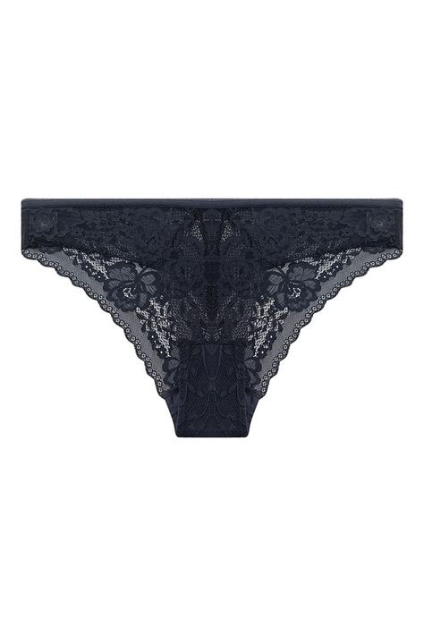 Buy Low Waist Bikini Panty In Dark Grey Lace Online India Best Prices COD Clovia PN A