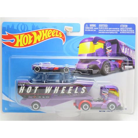 Caminh O Big Rig Heat F Racer Caminh Es De Transporte Hot Wheels Mattel