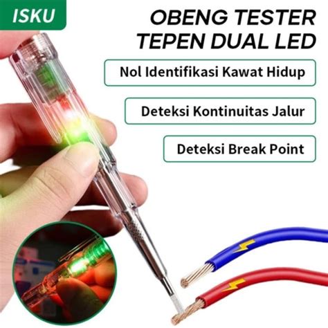 Jual Obeng Tes Pen Tespen Testpen Test Tester Listrik Indikator Dual