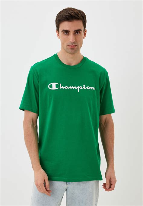 Футболка Champion, цвет: зеленый, RTLACZ557302 — купить в интернет ...
