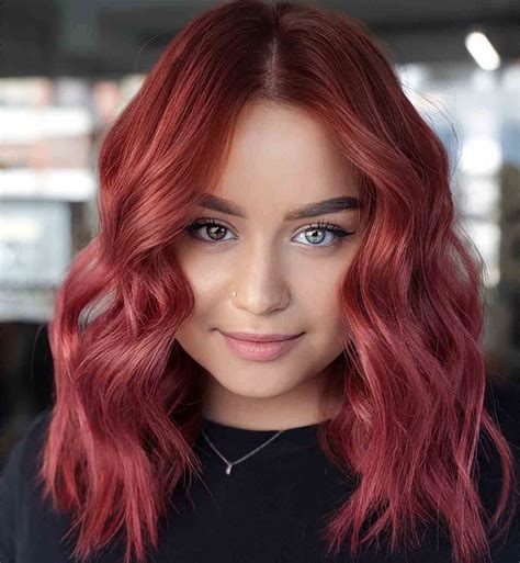 medium red hair color