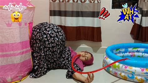 Drama Parodi Mama Ngelindur Lagi Tidur Ditenda Camping Minum Air Kolam