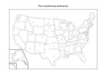 Blank Printable Us Map With States Cities Blank Map Of The United Images