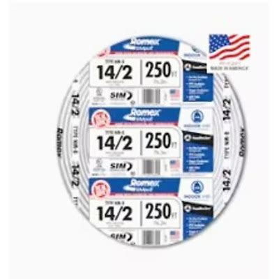 Southwire Solid Romex Simpull Jacketed Cu Nm B W G Wire