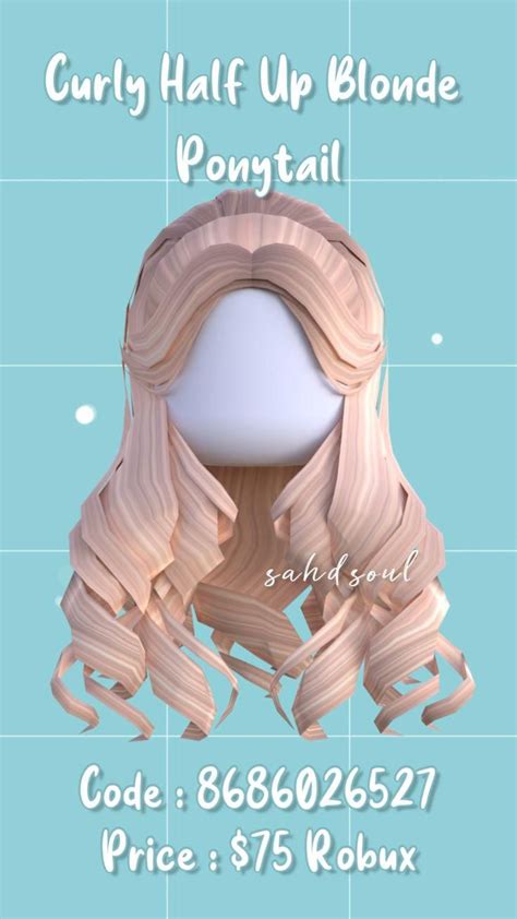 Brown Blonde Hair Codes For Roblox Bloxburg Still My XXX Hot Girl