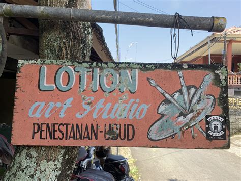 The art of Bali's hand-lettered signs — Elami Productions designs and