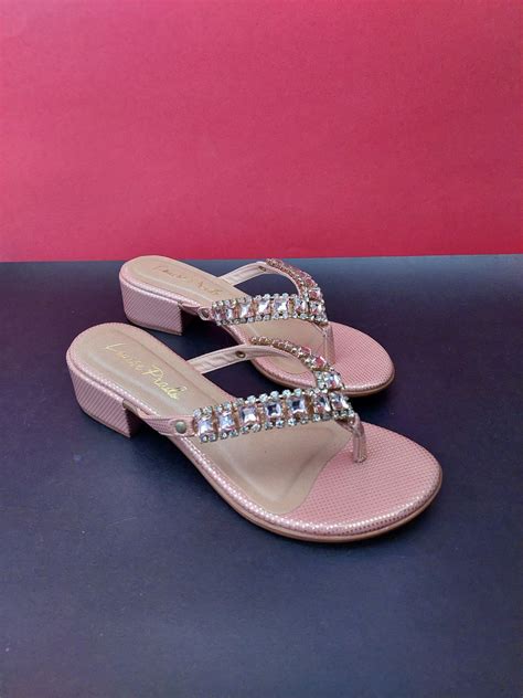 Tamanco Po Nude Tamanquinho Salto Sand Lia Feminina Louise Prado