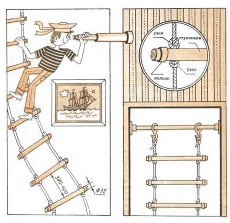 Веревочная лестница своими руками. | Всё об интерьере для дома и квартиры